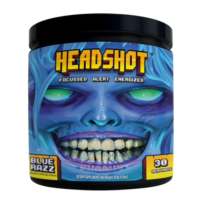 Headshot Energy Blue Raz